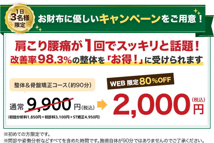 【キャンペーン80%OFF!】千葉市で肩こり腰痛を改善するなら千葉みなとオレンジ整骨院の骨盤矯正コースをおためしください